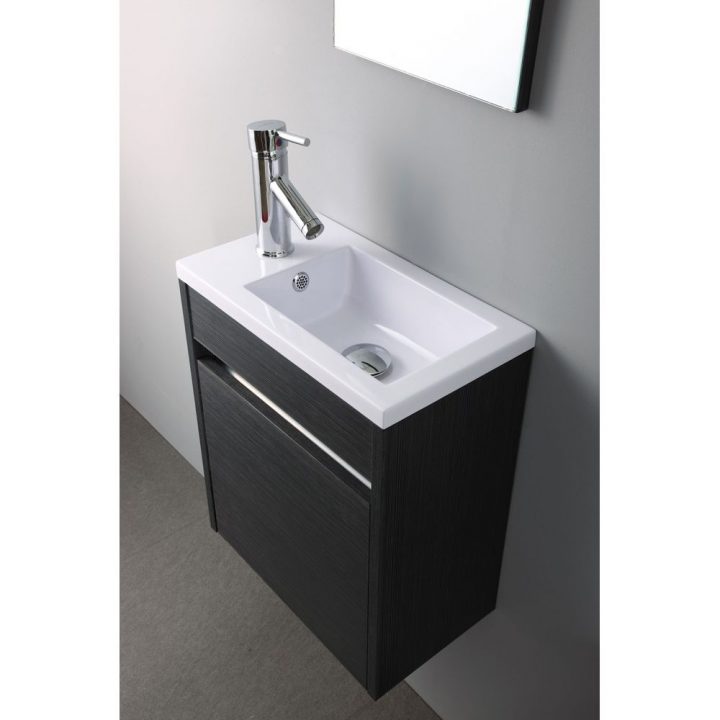 Meuble Lave-Mains Pacific Gris Http://Www.bricorama.fr intérieur Toilette Suspendu Pas Cher