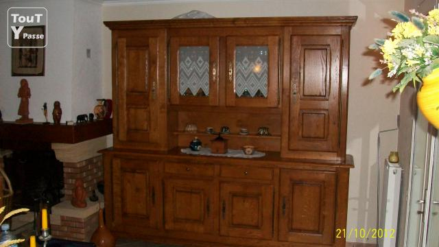 Meuble Salle A Manger En Chene Massif Loire-Atlantique intérieur Salle À Manger Chêne Massif