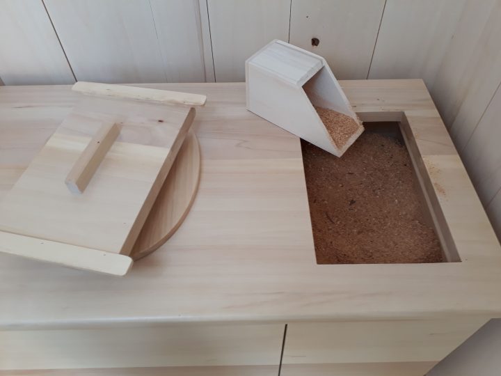 Meuble Toilette Sèche À Sciure Pour Cabane Toilette Sèche serapportantà Sciure Toilette Seche