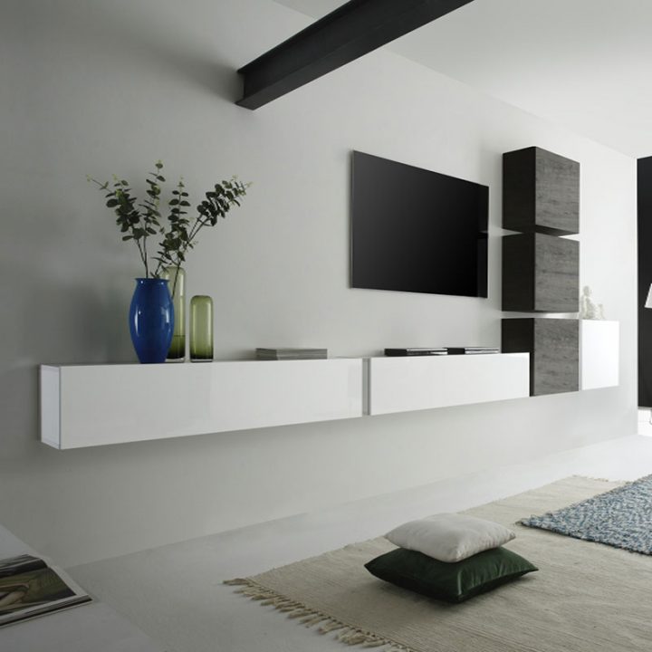 meuble télé suspendu design