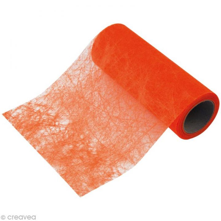 Mini Chemin De Table Orange Non Tissé 10 Cm X 5 M – Chemin avec Chemin De Table Orange