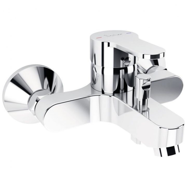 Mitigeur Bain/Douche – Pose Mural – Aérateur Intégré encequiconcerne Mitigeur Douche Porcher