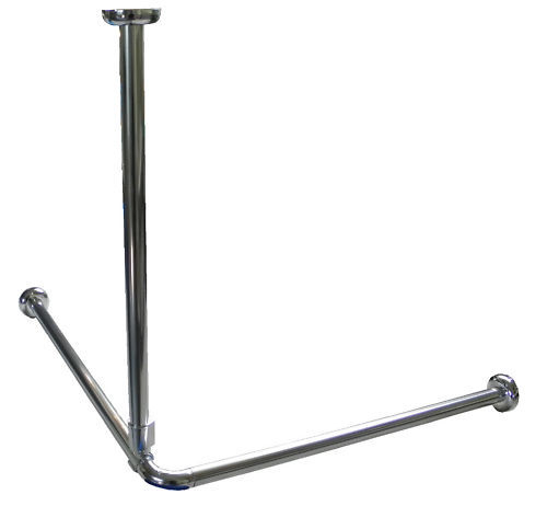 Montage Au Plafond Pour Barre Alu Argent 55 Cm Support serapportantà Support Pour Rideau De Douche Montage Au Plafond Pour Barre Alu Argent 55 Cm Support serapportantà Support Pour Rideau De Douche