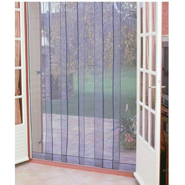 Morel – Moustiquaire De Porte Lestée 100 X 220 Mm Arles à Rideau Mouche