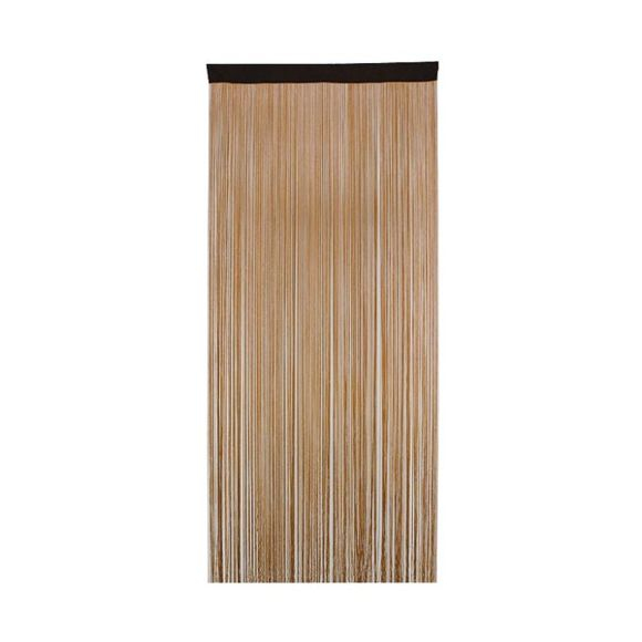 Morel – Rideau De Porte Multifils – 90X240 Cm – Chocolat concernant Rideau Occultant 90X240