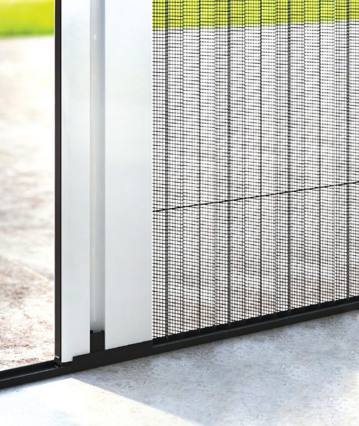 Moustiquaire Porte-Fenetre, Baie Vitrée Plissée Sur Mesure pour Rideau Pour Baie Vitrée