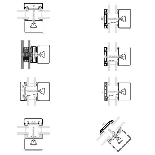 Mur Rideau Et Verrière Systèmes Acier | Stabalux Sr pour Rideau Dwg