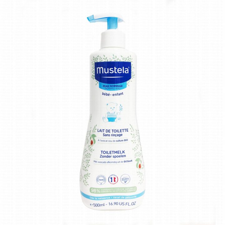 Mustela Lait De Toilette Sans Rinçage Peaux Normales dedans Mustela Lait De Toilette 500Ml