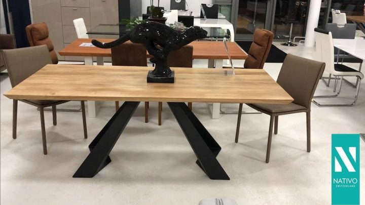 Nativo Mobilier France – Table De Salle À Manger Camelot serapportantà Table De Salle À Manger À Vendre