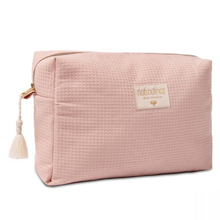 Nobodinoz Trousse De Toilette Diva – Misty Pink – Trousse tout Trousse De Toilette Naissance