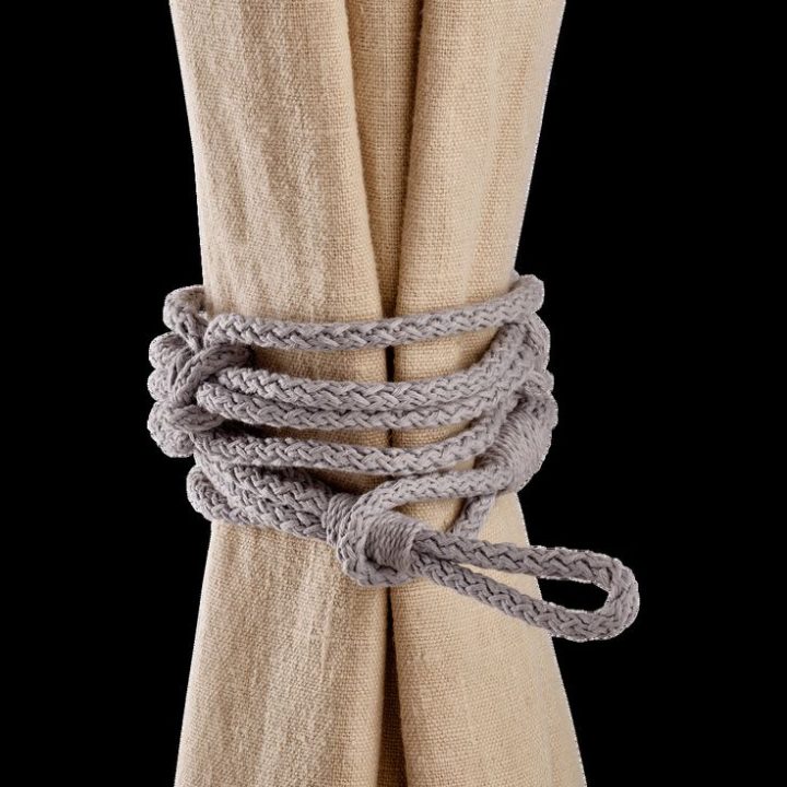 Noeuds Marins Avec Son Allure De Corde Nouée, L'Embrasse à Rideaux Avec Noeuds Noeuds Marins Avec Son Allure De Corde Nouée, L'Embrasse à Rideaux Avec Noeuds