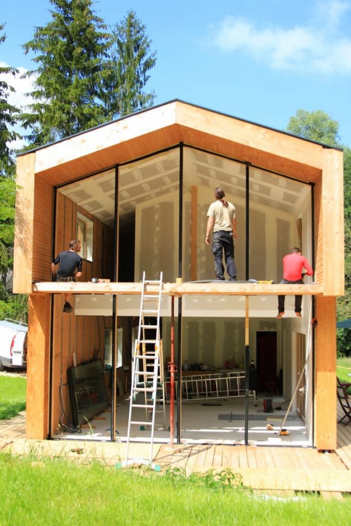Notre Maison Sans Chauffage: Le "Mur-Rideau" destiné Rideau Pour Garage Notre Maison Sans Chauffage: Le "Mur-Rideau" destiné Rideau Pour Garage
