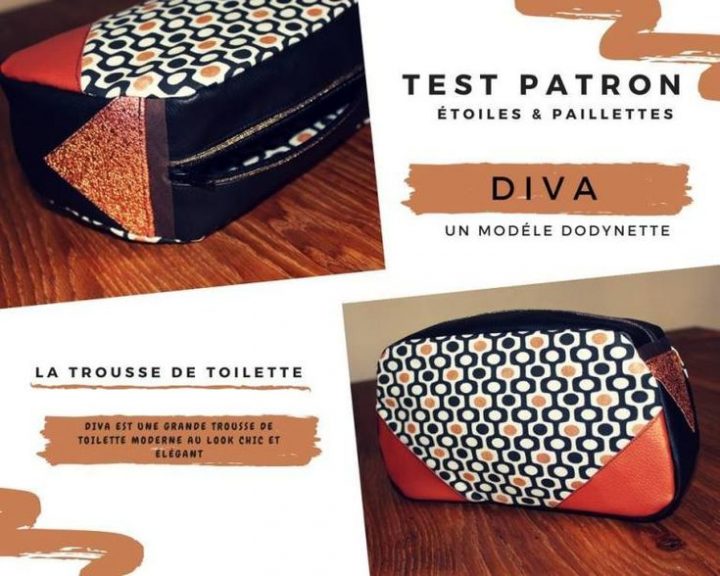 Nouveau Patron Couture : La Trousse De Toilette Diva concernant Trousse Toilette Nouveau Né