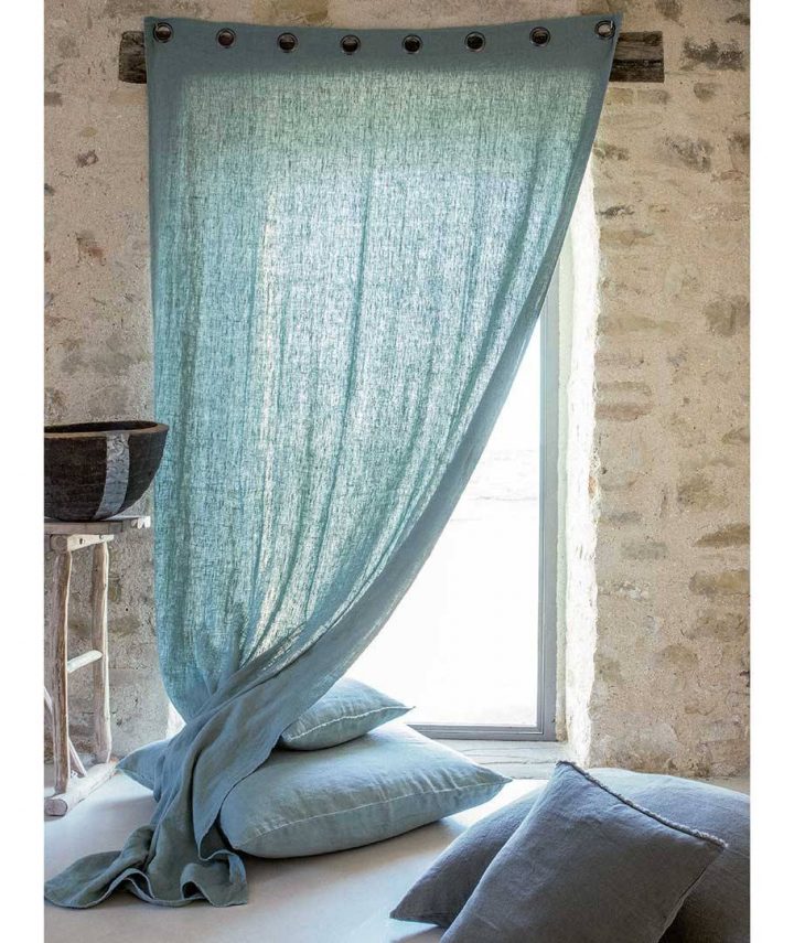 Où Acheter Des Doubles Rideaux Prêt À Poser À Lyon destiné Rideaux Ruflette Pret Poser