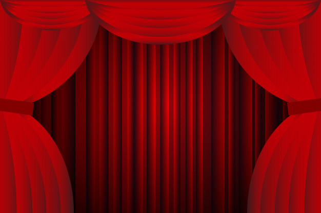 Ouvrez Les Rideaux Rouges Avec L'Opéra Ou Le Fond De avec Rideaux Theatre