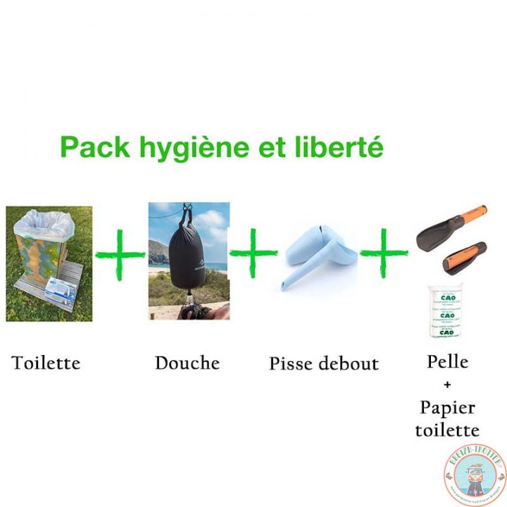 Pack Hygiène Et Liberté avec Papier Toilette Biodégradable Pack Hygiène Et Liberté avec Papier Toilette Biodégradable