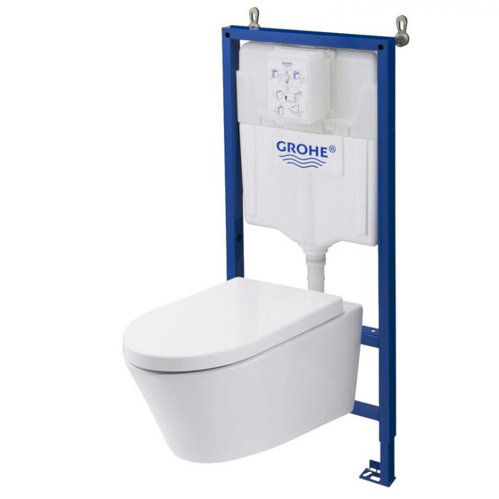 Pack Opus Mural – Salle De Bains avec Toilette Grohe Suspendu