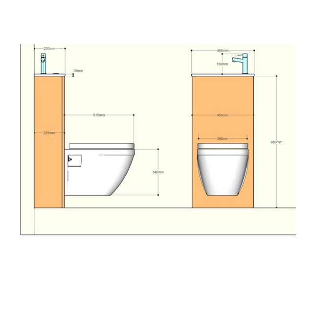 Pack Wc Suspendu Et Lave-Mains Duo | Toilette Suspendu, Wc intérieur Toilette Suspendu Castorama