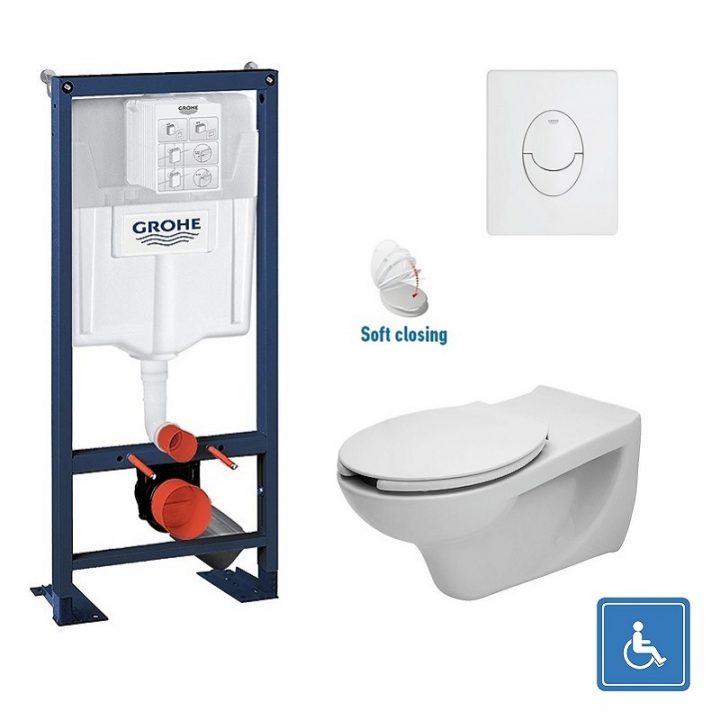 Pack Wc Suspendu Grohe Pmr encequiconcerne Toilette Grohe Suspendu