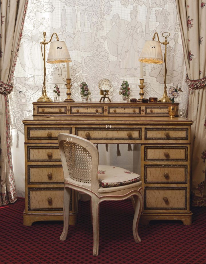 Paire De Double Rideaux En Coton Et Voilage De Dentelle à Rideaux Double Voilage