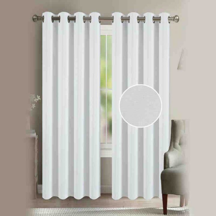 Paire De Rideaux À Œillets Prêt À Poser Effet Lin – Trend dedans Rideaux Pret A Poser Paire De Rideaux À Œillets Prêt À Poser Effet Lin – Trend dedans Rideaux Pret A Poser