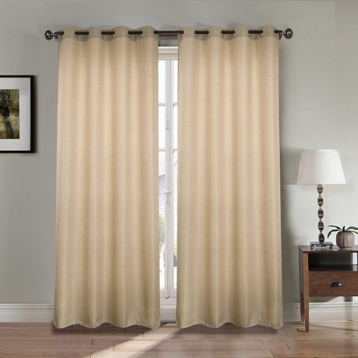 Paire De Rideaux Aspect Lin Épais ! – Best Interior intérieur Rideau Epais