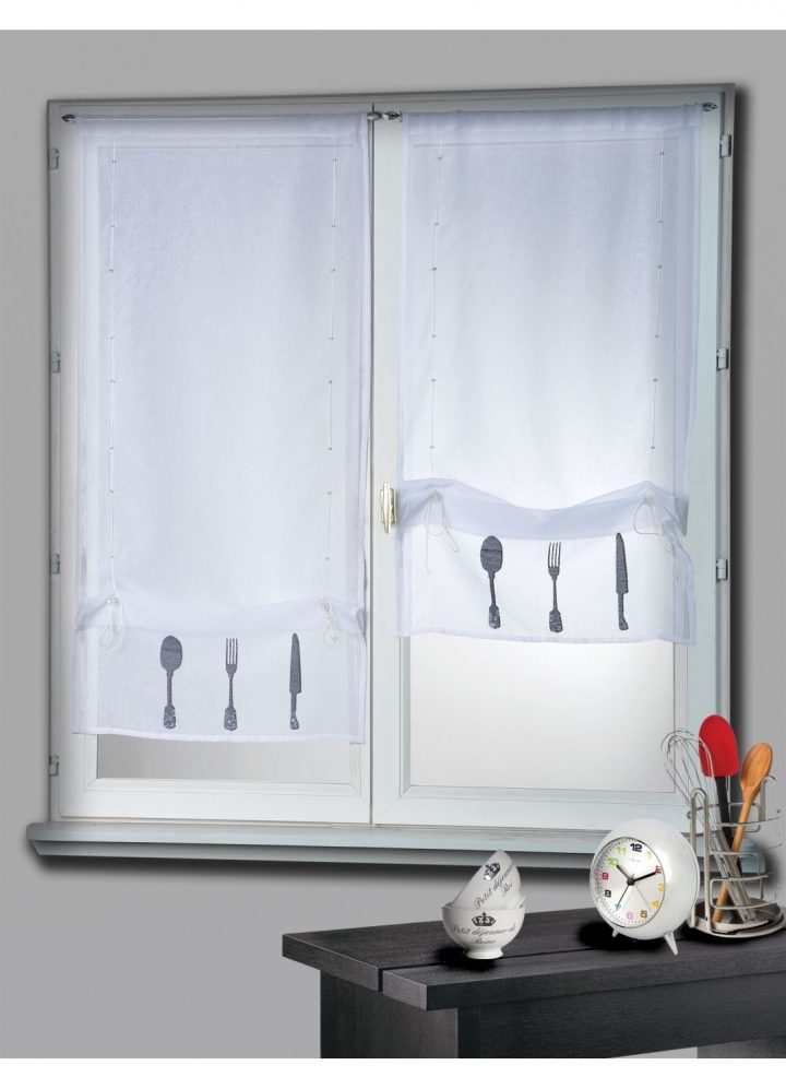 Paire De Vitrage Etamine Blanc À Remonter Motifs Couverts à Rideaux Facile A Poser Paire De Vitrage Etamine Blanc À Remonter Motifs Couverts à Rideaux Facile A Poser