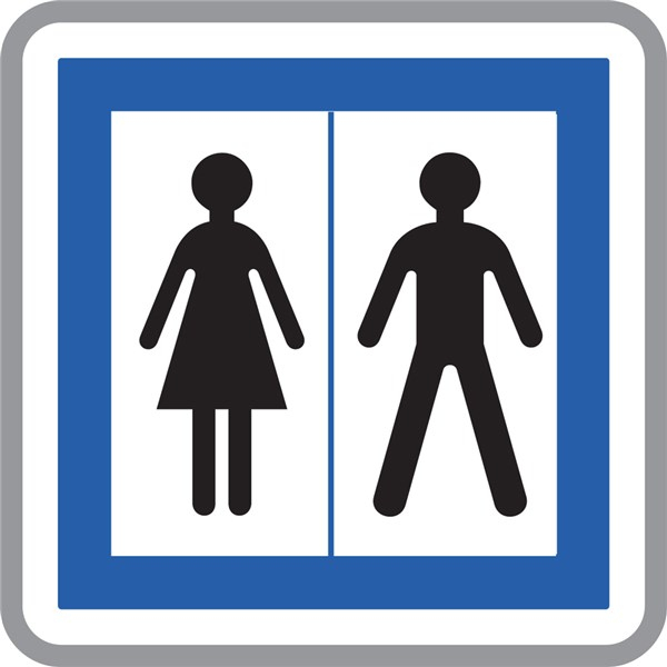 Panneau D´indication Toilettes Publiques – Ce12 – Direct dedans Panneau Toilette
