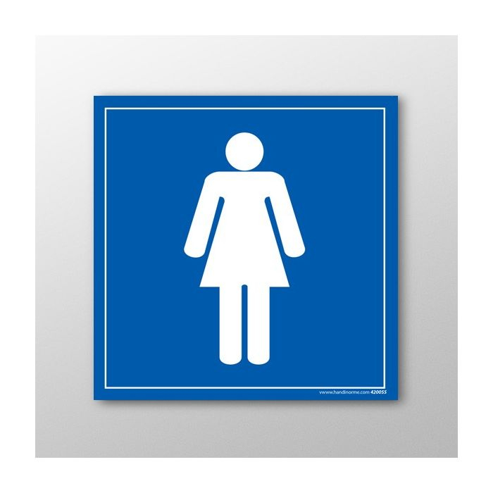 Panneau Pmr Signalétique Toilettes "Femme" serapportantà Pictogramme Toilette