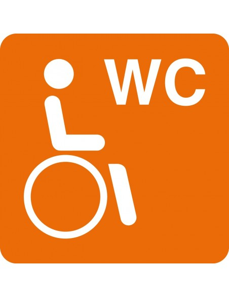 Panneau Toilettes Handicapés ( Pmr ) - Signalisation De destiné Toilettes Handicapés Dimensions