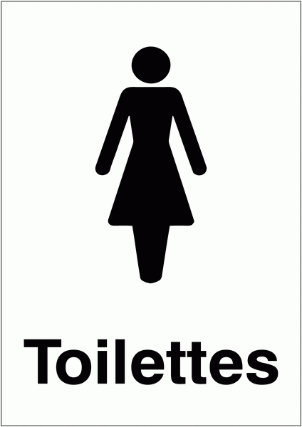 Panneaux D'Information Du Public "Toilettes Femme" | Seton Fr avec Panneau Toilette