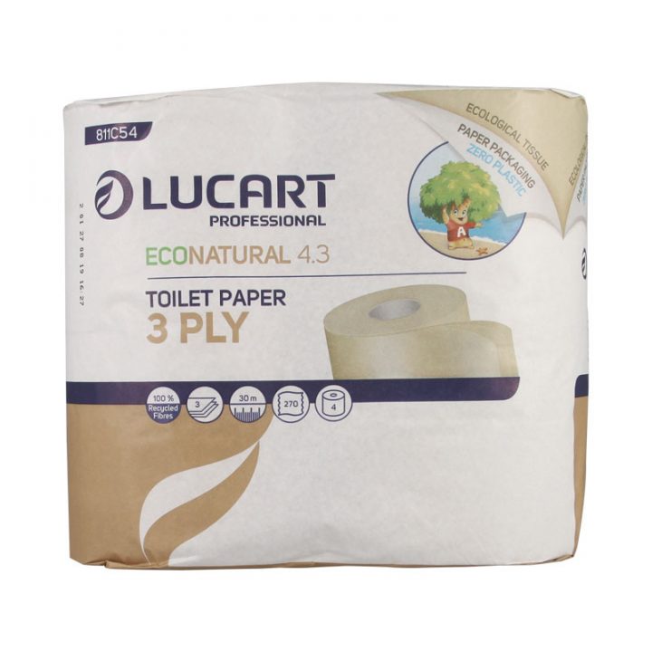 Papier Toilette Écologique Recyclé – 4 Rouleaux – Sebio avec Toilette Écologique