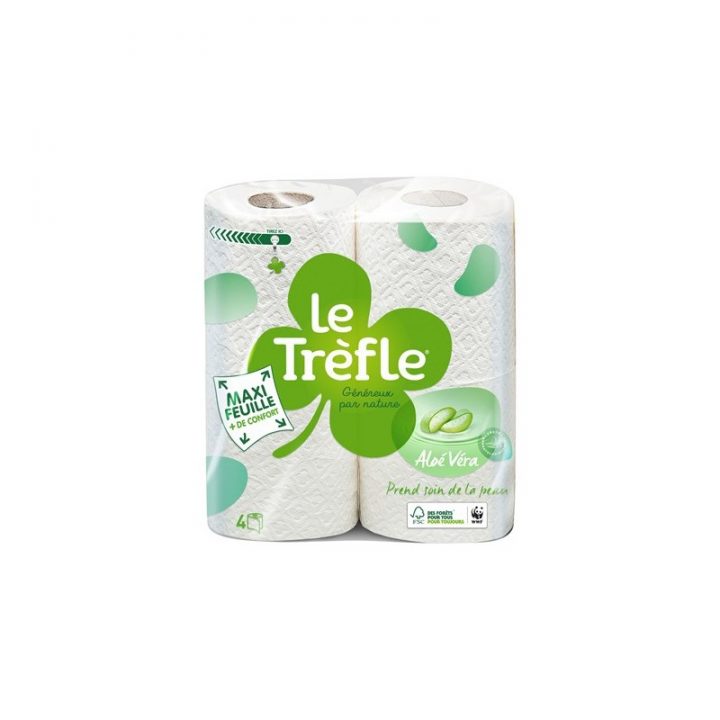 Papier Toilette Le Trèfle Aloé à Trefle Papier Toilette