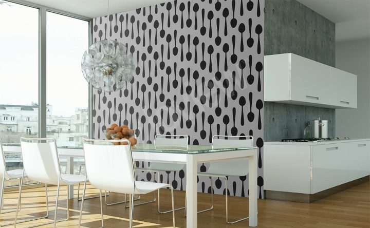 Papiers Peints Salle À Manger •Mur Aux Dimensions intérieur Papier Peint Salle À Manger