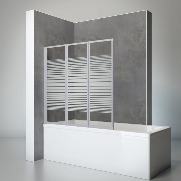 Pare-Baignoire Rabattable 127 X 120 Cm, Sans Percer, Paroi pour Paroi De Douche Sans Percer Pare-Baignoire Rabattable 127 X 120 Cm, Sans Percer, Paroi pour Paroi De Douche Sans Percer