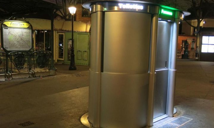 Paris : Des Toilettes Publiques Qui Ne Sortent Du Sol Que pour Toilette Publique Paris