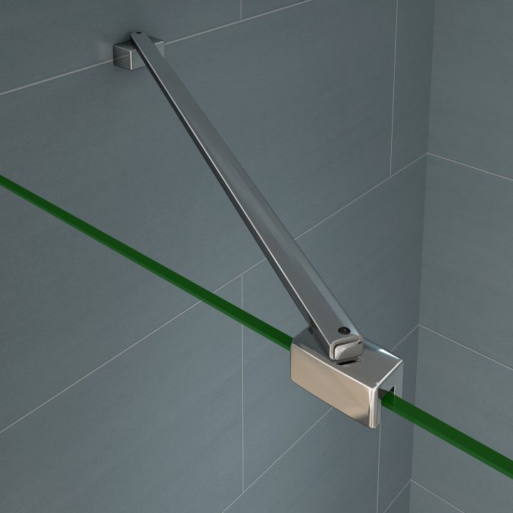 Paroi De Douche 60X200Cm 8Mm Verre Trempé Anticalcaire à Fixation Pour Paroi De Douche En Verre