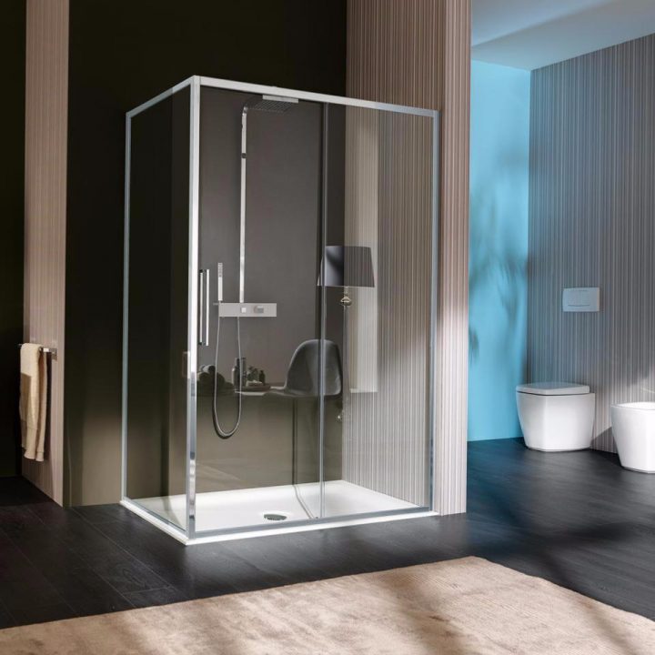 Paroi De Douche À 1 Porte Coulissante 117-121X200 Modèle dedans Profilé Porte De Douche Paroi De Douche À 1 Porte Coulissante 117-121X200 Modèle dedans Profilé Porte De Douche