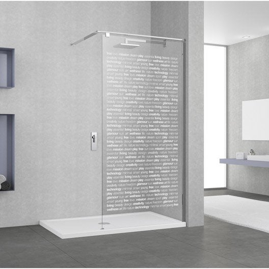 Paroi De Douche À L'Italienne Au Meilleur Prix | Leroy Merlin pour Douche Italienne Leroy Merlin Prix