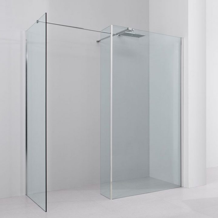 Paroi De Douche Fixe Avec Retour, 170X90 Cm, Altea serapportantà Fixation Paroi Verre Douche