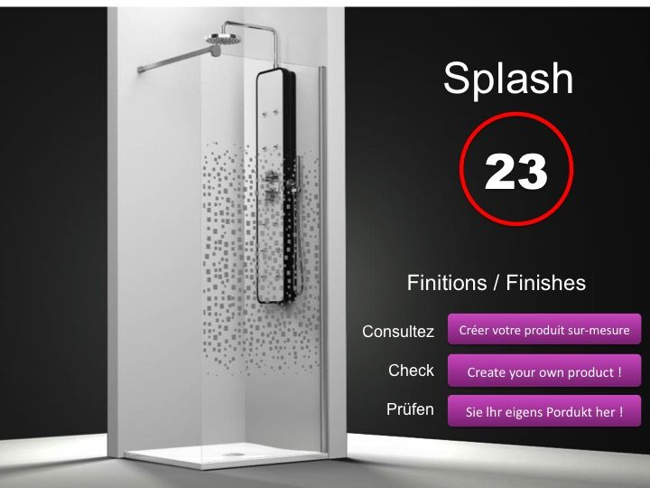 Paroi De Douche Longueur 95 – Paroi De Douche Fixe tout Paroi Douche Hauteur 180