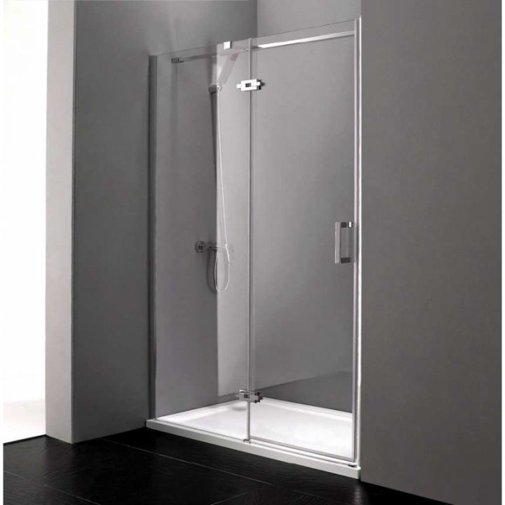 Paroi De Douche Porte Battante Epona – Robinet&Co serapportantà Paroi De Douche Italienne Avec Porte