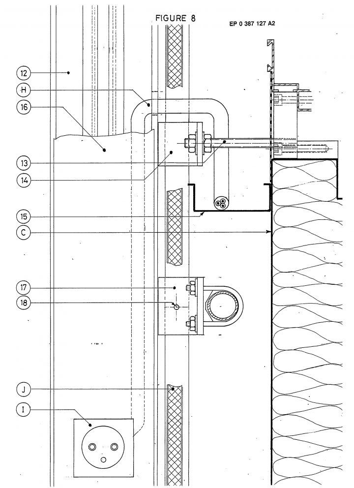 Patent Ep0387127A2 – Structure De Façade De Type Mur destiné Structure Pour Rideau
