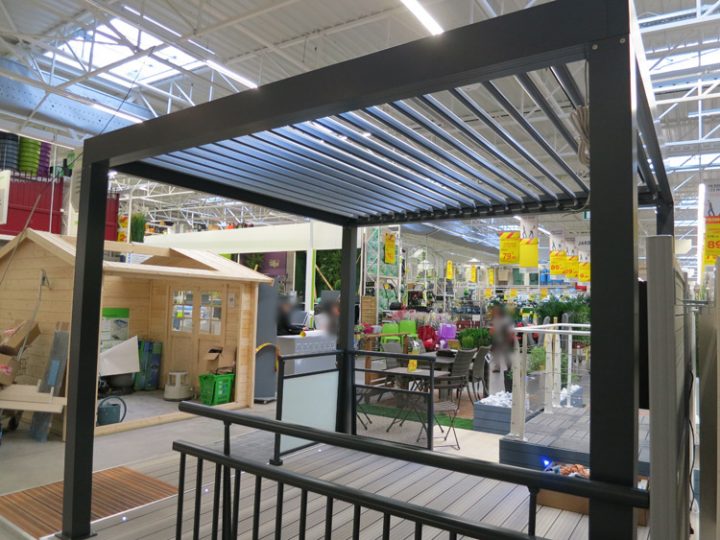 Pergola Bioclimatique Leroy Merlin Prix – Veranda Et Abri tout Veranda Rideau Pergola Bioclimatique