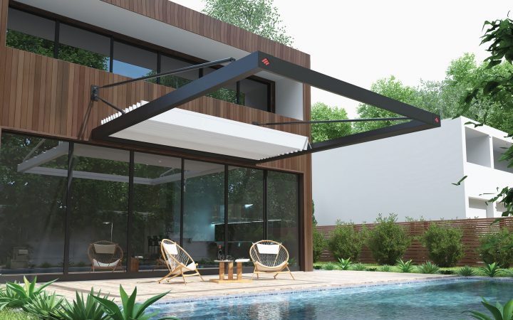 Pergola Bioclimatique Urban dedans Veranda Rideau Pergola Bioclimatique