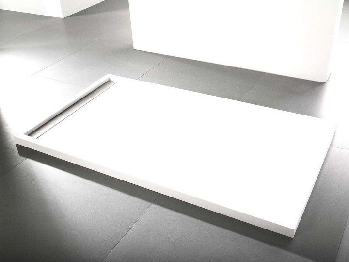 Petit Bac Douche Receveur De Douche 110 Cm En Racsine serapportantà Peinture Pour Bac A Douche