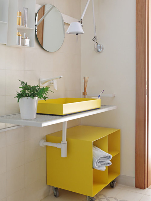 Photos Et Idées Déco De Wc Et Toilettes Avec Un Carrelage tout Placard De Toilette