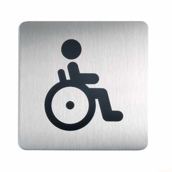 Picto Square – Disabled Wc – Durable dedans Picto Toilettes