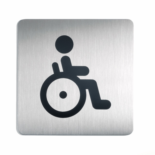 Picto Square – Disabled Wc – Durable dedans Picto Toilettes Picto Square – Disabled Wc – Durable dedans Picto Toilettes