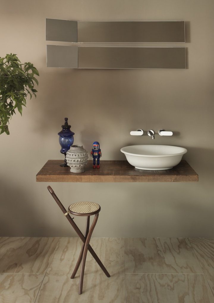 Plan De Toilette En Bois Massif Solid By Ceramica Flaminia serapportantà Plan De Toilette Bois